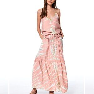 New YFB (young fabulous and broke) Julep skirt pink sand savanah skirt sz L